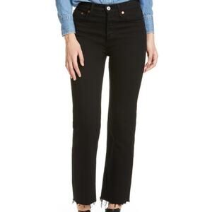 RE/DONE Originals High Waist Stovepipe Stove Pipe Jeans 30